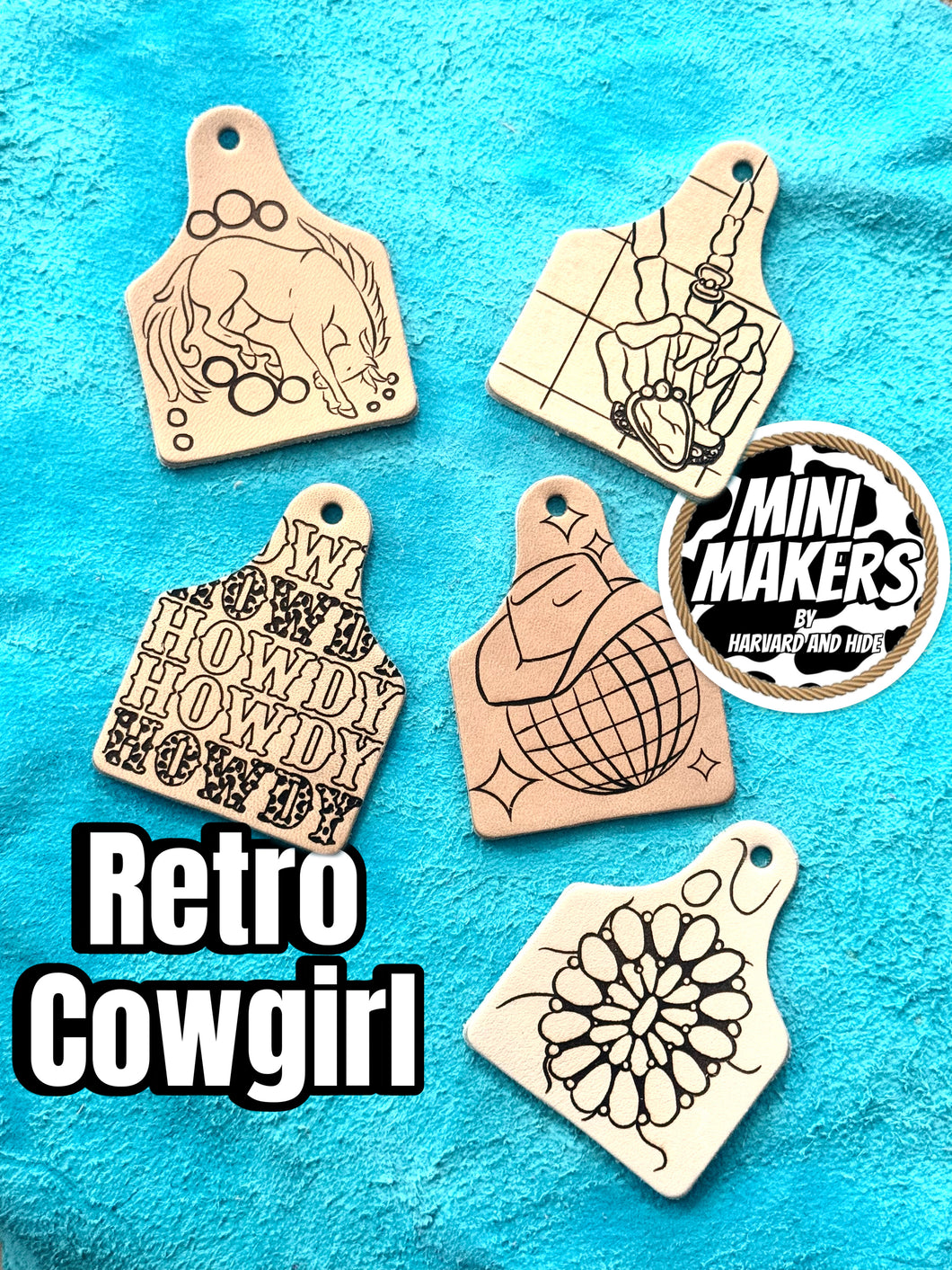 Retro Cowgirl - Mini Makers Keychain Kit