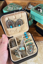 Load image into Gallery viewer, Turquoise Jewelry Travel Case #4 - BRANDABLE
