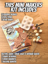 Load image into Gallery viewer, Retro Cowgirl - Mini Makers Keychain Kit
