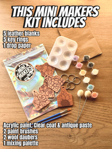 Raptors on the range - Mini Makers Keychain Kit