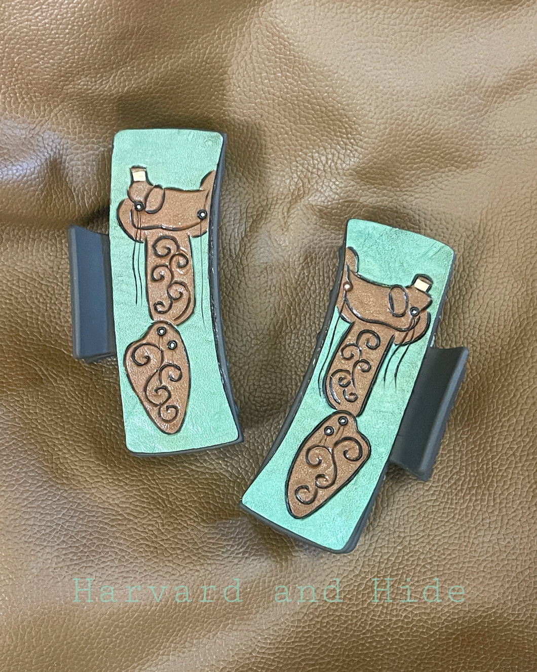 Buckarette Claw Clip in Turquoise