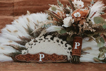 Load image into Gallery viewer, Custom leather wedding Bridal garter - DEPOSIT
