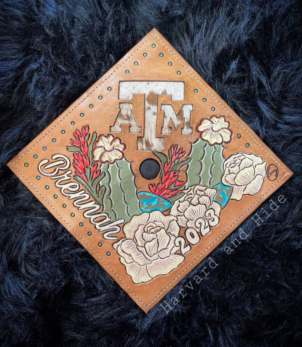 Custom Grad Cap Topper - DEPOSIT – Harvard and Hide